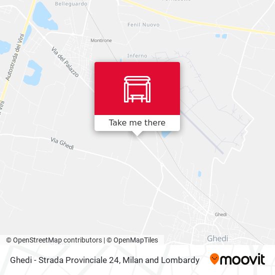 Ghedi - Strada Provinciale 24 map