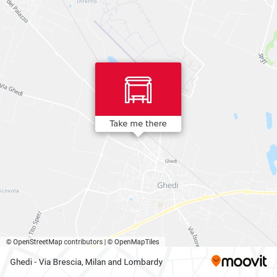 Ghedi - Via Brescia map