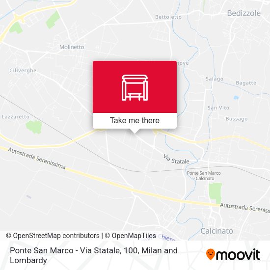 Ponte San Marco - Via Statale, 100 map