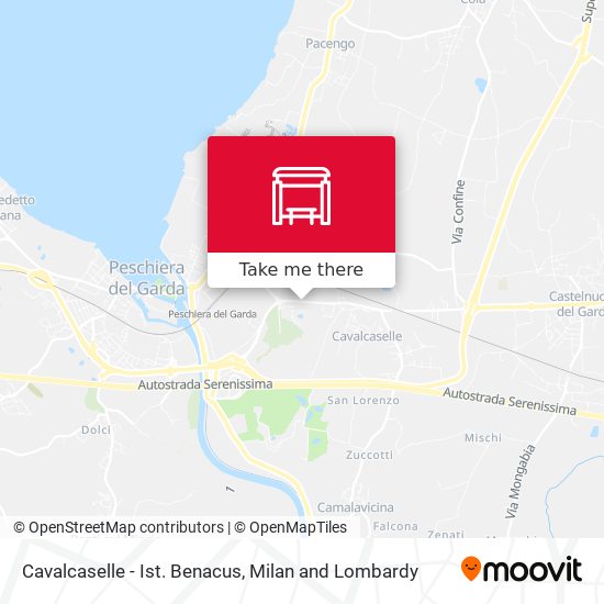 Cavalcaselle - Ist. Benacus map