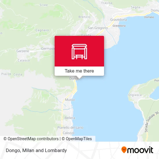 Dongo map