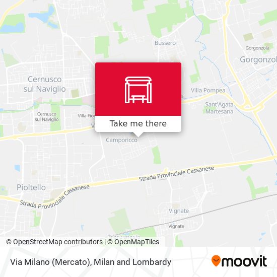 Via Milano (Mercato) map