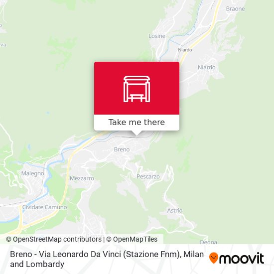 Breno - Via Leonardo Da Vinci (Stazione Fnm) map