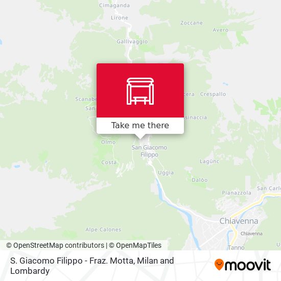 S. Giacomo Filippo - Fraz. Motta map