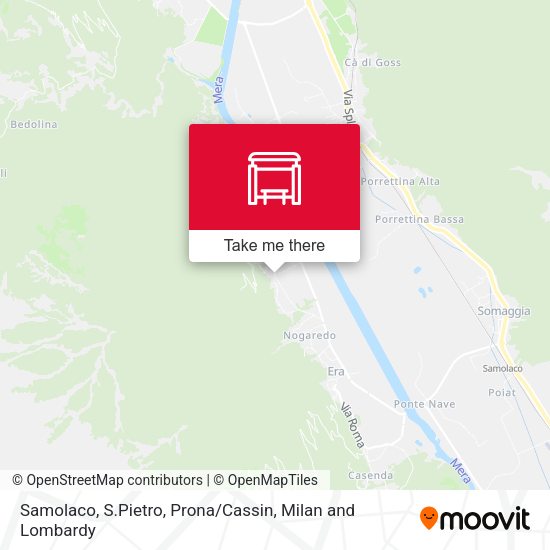 Samolaco, S.Pietro, Prona / Cassin map