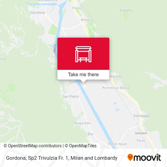 Gordona, Sp2 Trivulzia Fr. 1 map