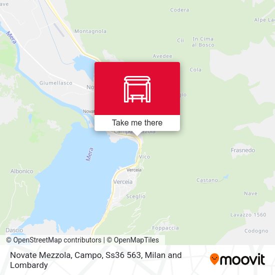 Novate Mezzola, Campo, Ss36 563 map