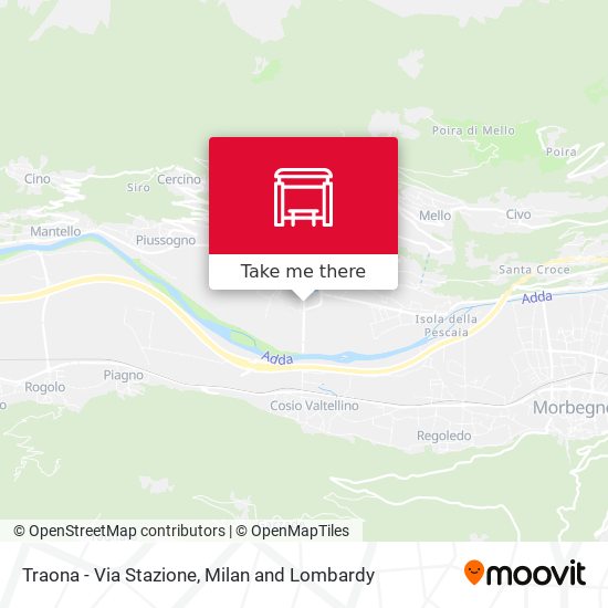 Traona - Via Stazione map