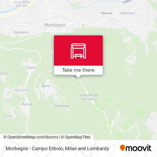 Morbegno - Campo Erbolo map