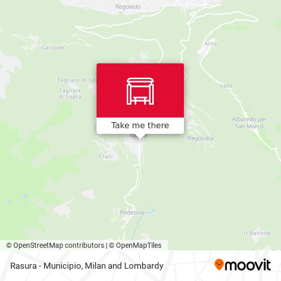 Rasura - Municipio map