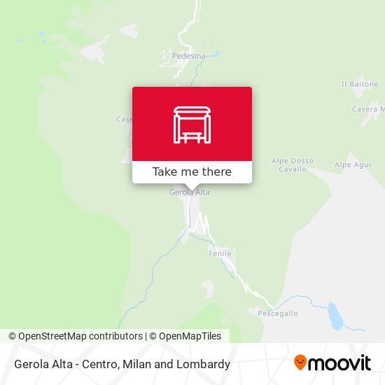 Gerola Alta - Centro map