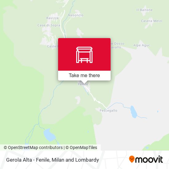 Gerola Alta - Fenile map
