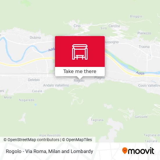 Rogolo - Via Roma map