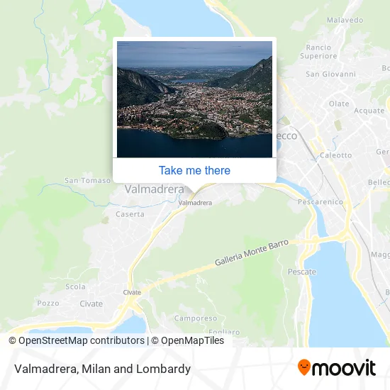 Valmadrera map