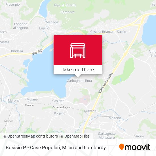 Bosisio P. - Case Popolari map