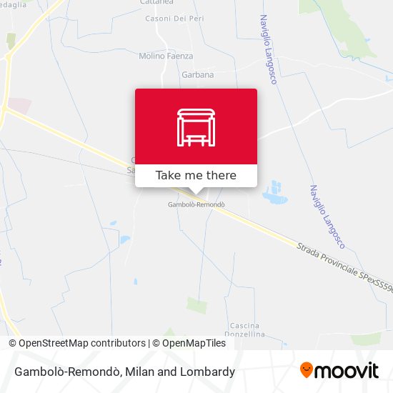 Gambolò-Remondò map