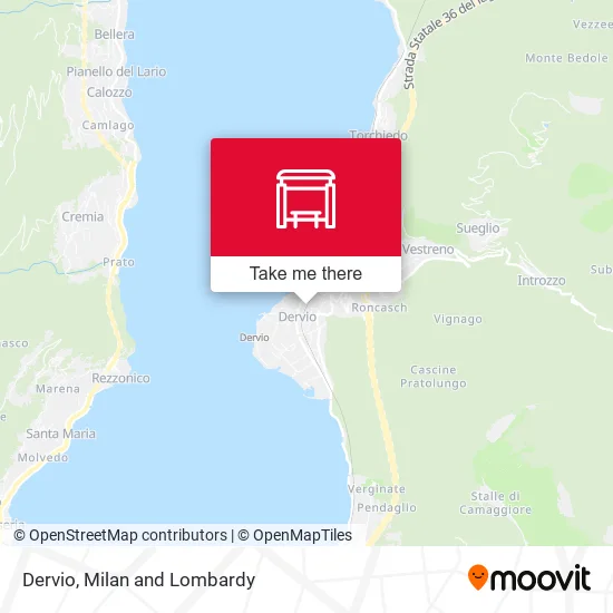 Dervio map