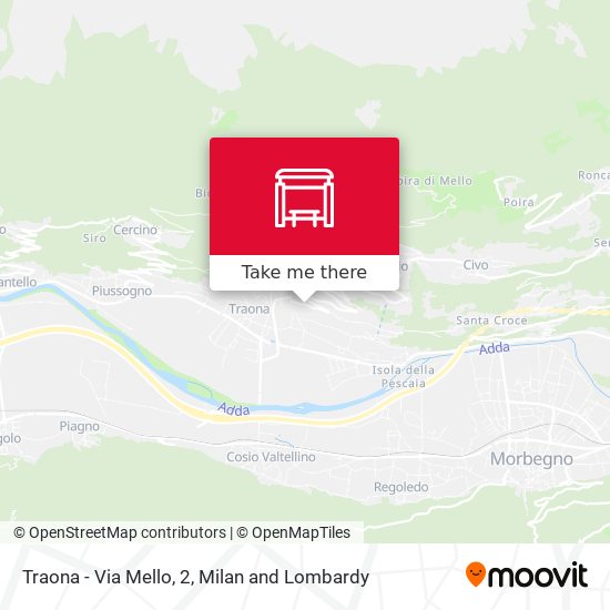 Traona - Via Mello, 2 map