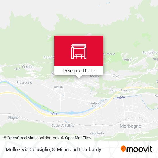 Mello - Via Consiglio, 8 map