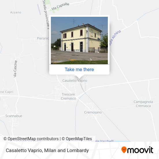 Casaletto Vaprio map