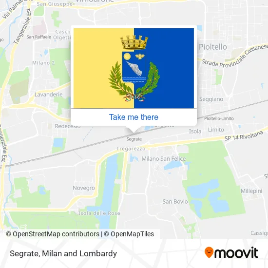 Segrate map