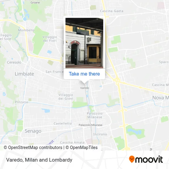 Varedo map