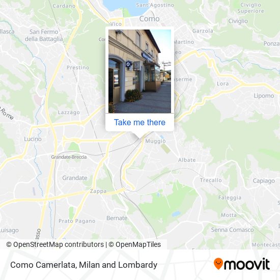 Como Camerlata map