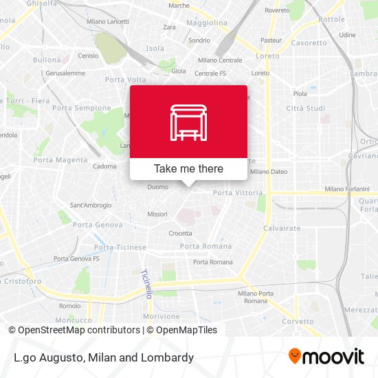 L.go Augusto map