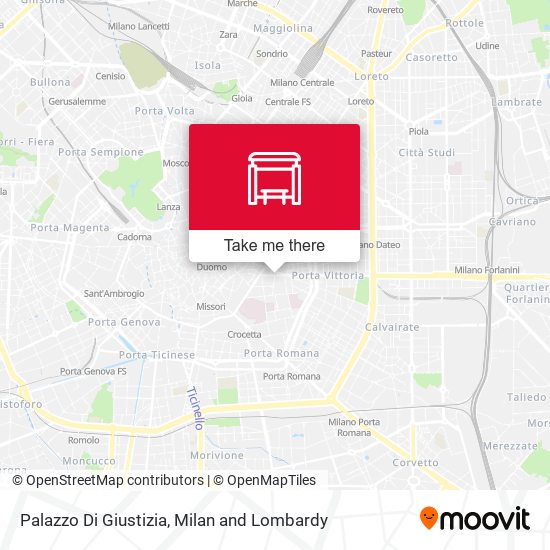 Palazzo Di Giustizia map