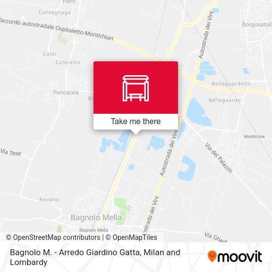 Bagnolo M. - Arredo Giardino Gatta map
