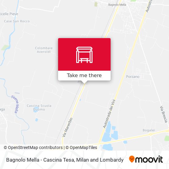 Bagnolo Mella - Cascina Tesa map