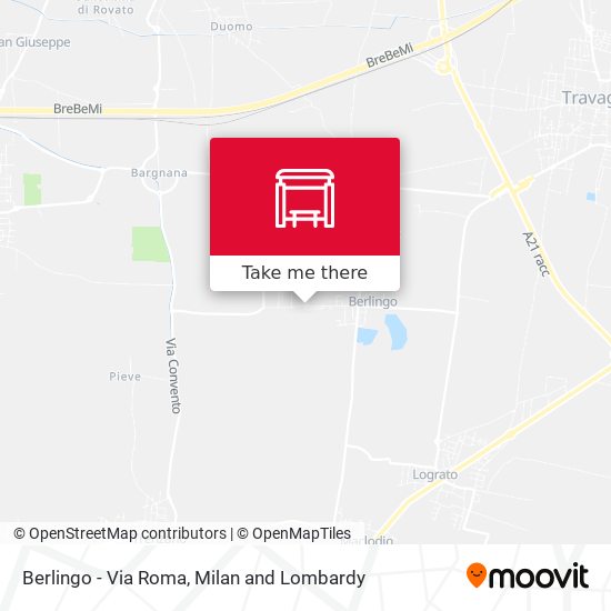 Berlingo - Via Roma map