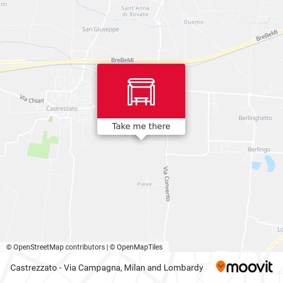 Castrezzato - Via Campagna map