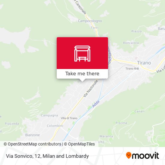 Via Sonvico, 12 map