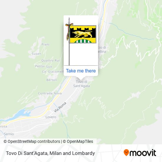 Tovo Di Sant'Agata map