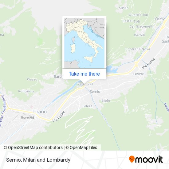 Sernio map