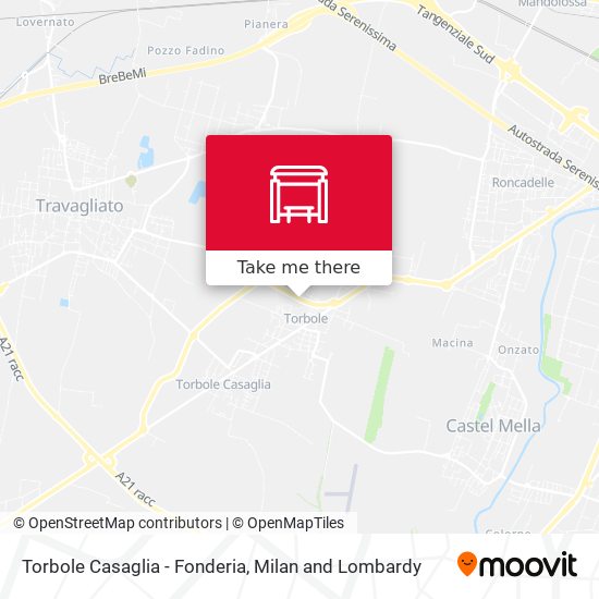 Torbole Casaglia - Fonderia map
