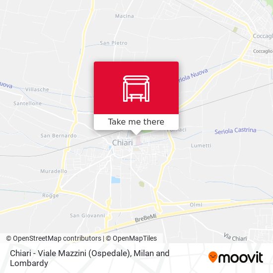 Chiari - Viale Mazzini (Ospedale) map