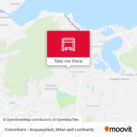 Colombaro - Acquasplash map