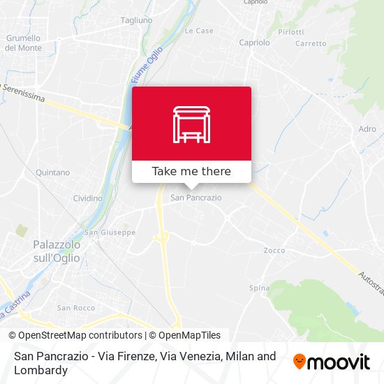 San Pancrazio - Via Firenze, Via Venezia map
