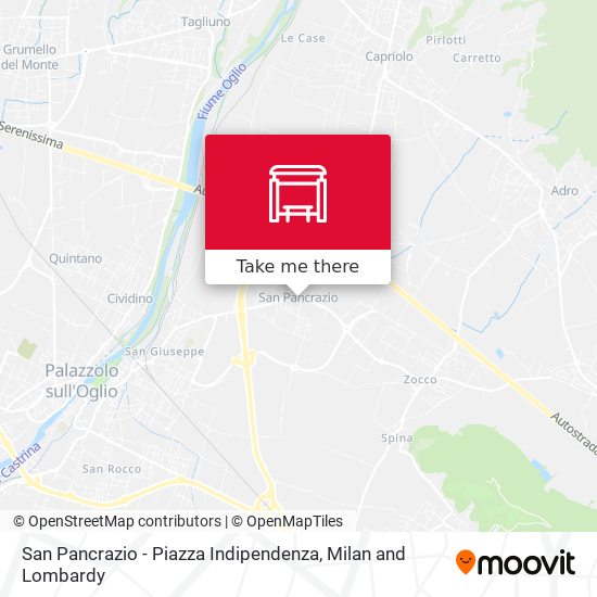 San Pancrazio - Piazza Indipendenza map