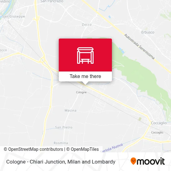 Cologne - Chiari Junction map