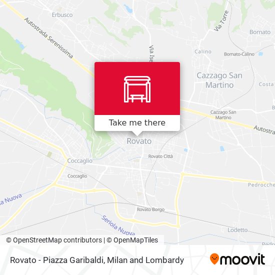 Rovato - Piazza Garibaldi map
