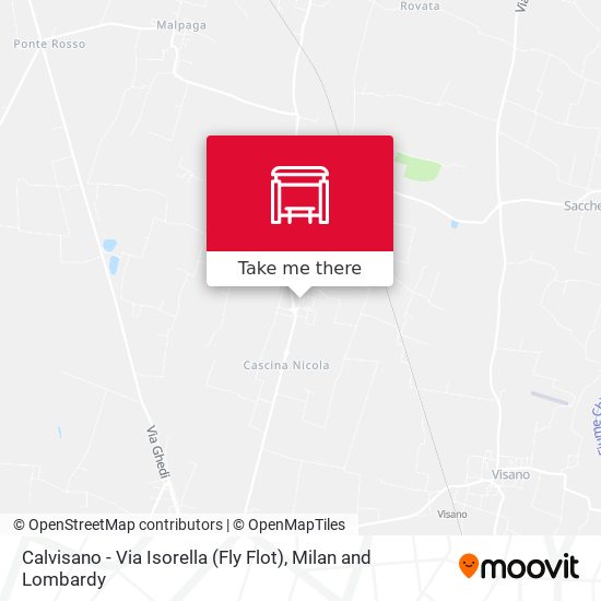 Calvisano - Via Isorella (Fly Flot) map