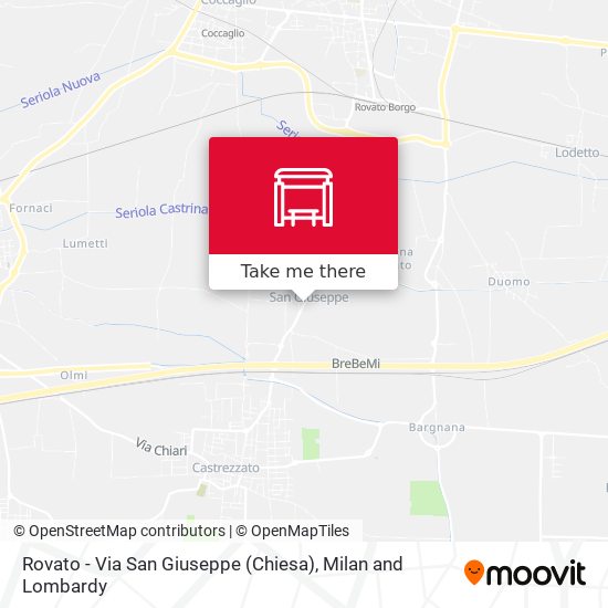 Rovato - Via San Giuseppe (Chiesa) map