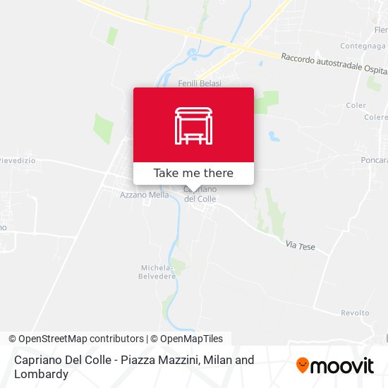 Capriano Del Colle - Piazza Mazzini map