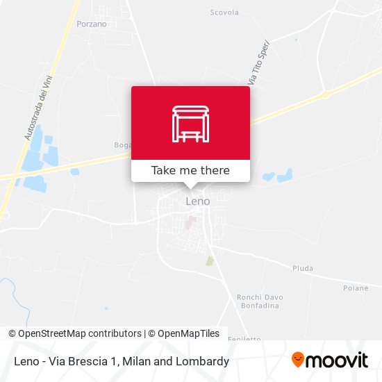 Leno - Via Brescia 1 map