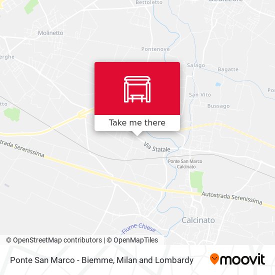 Ponte San Marco - Biemme map