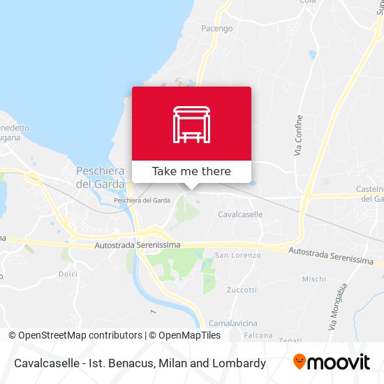 Cavalcaselle - Ist. Benacus map