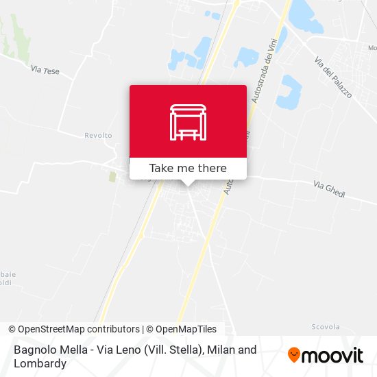 Bagnolo Mella - Via Leno (Vill. Stella) map